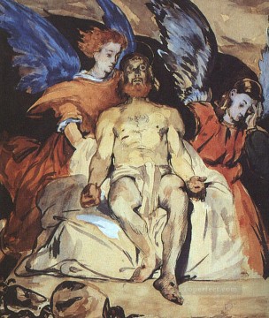 Cristo con ángeles Realismo Impresionismo Edouard Manet Pinturas al óleo